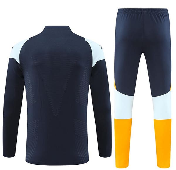 24/25 Real Madrid Navy Half Zipper Jacket+Long Pants - Image 16