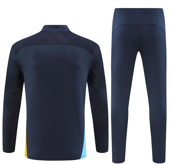 24/25 Olympique Marseille Navy Orange Zipper Jacket+Long Pants - Image 16