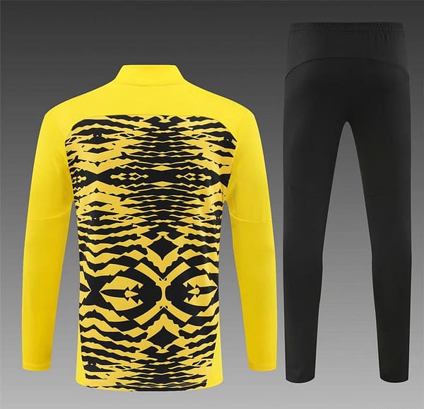 24/25 Borussia Dortmund Yellow/Black  Half Zipper Jacket+Long Pants - Image 13