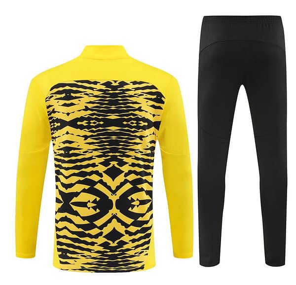 24/25 Borussia Dortmund Yellow/Black  Half Zipper Jacket+Long Pants - Image 14