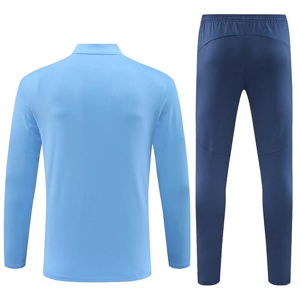 24/25 Manchester City Sky Blue Half Zipper Jacket+Long Pants - Image 14