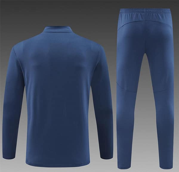 24/25 Manchester City Navy Half Zipper Jacket+Long Pants - Image 13