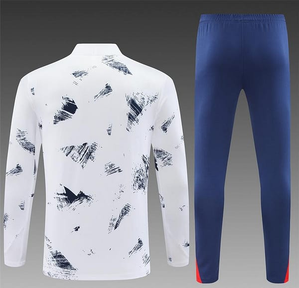 24/25 PSG White Camouflage Navy Half Zipper Jacket+Long Pants - Image 13