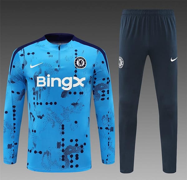 24/25 Chelsea Blue Half Zipper Jacket+Long Pants - Image 16
