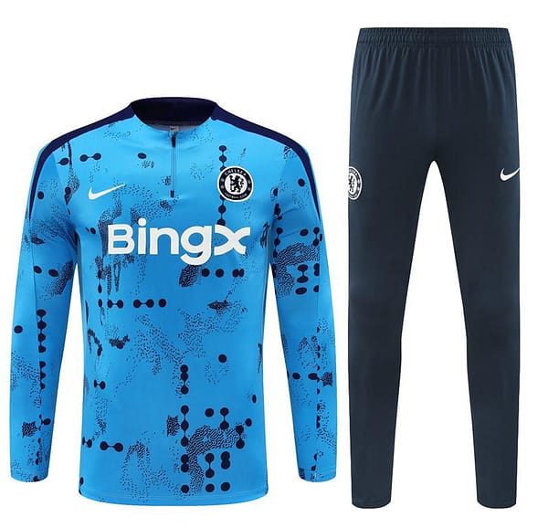24/25 Chelsea Blue Half Zipper Jacket+Long Pants - Image 17