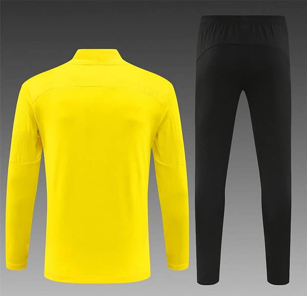 24/25 Borussia Dortmund Yellow Half Zipper Jacket+Long Pants - Image 14