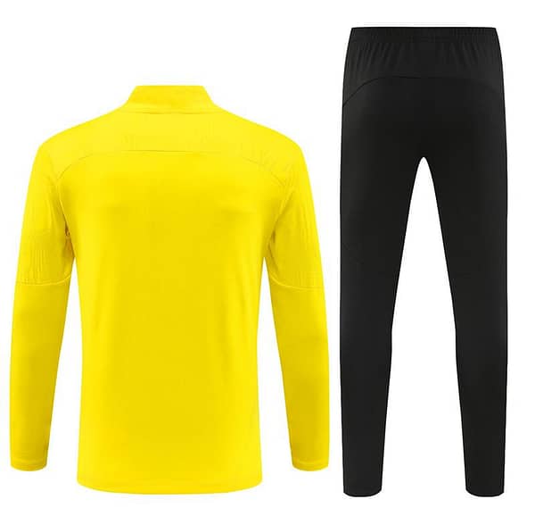 24/25 Borussia Dortmund Yellow Half Zipper Jacket+Long Pants - Image 15