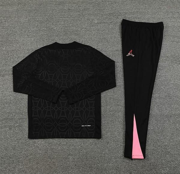 24/25 PSG Jordan Black Steel Seal Half Zipper Jacket+Long Pants - Image 8