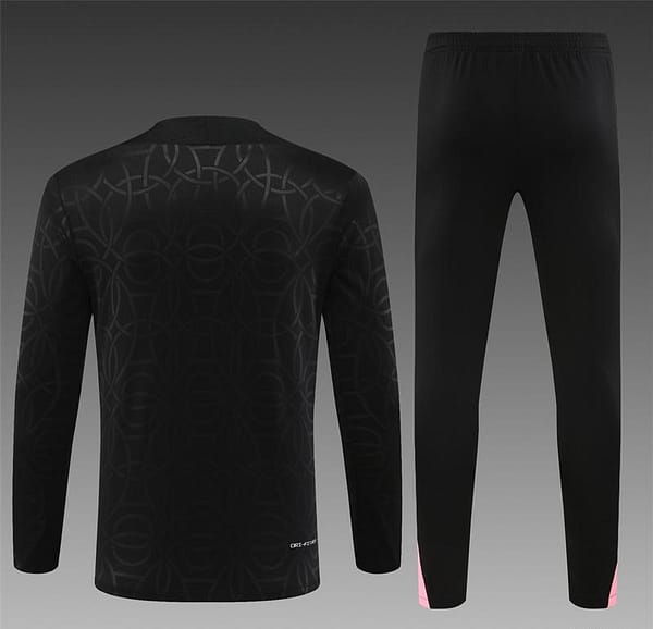 24/25 PSG Jordan Black Steel Seal Half Zipper Jacket+Long Pants - Image 14