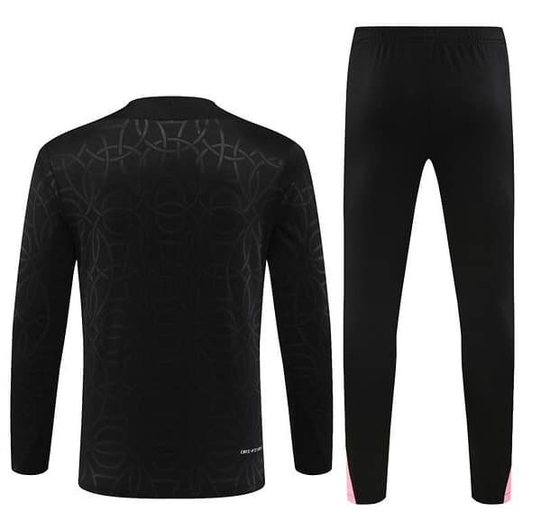 24/25 PSG Jordan Black Steel Seal Half Zipper Jacket+Long Pants - Image 15