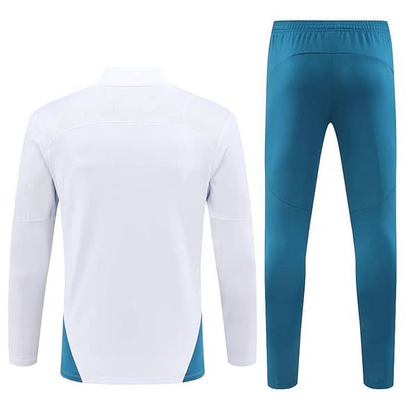 24/25 Olympique Marseille White Half Zipper Jacket+Long Pants - Image 18
