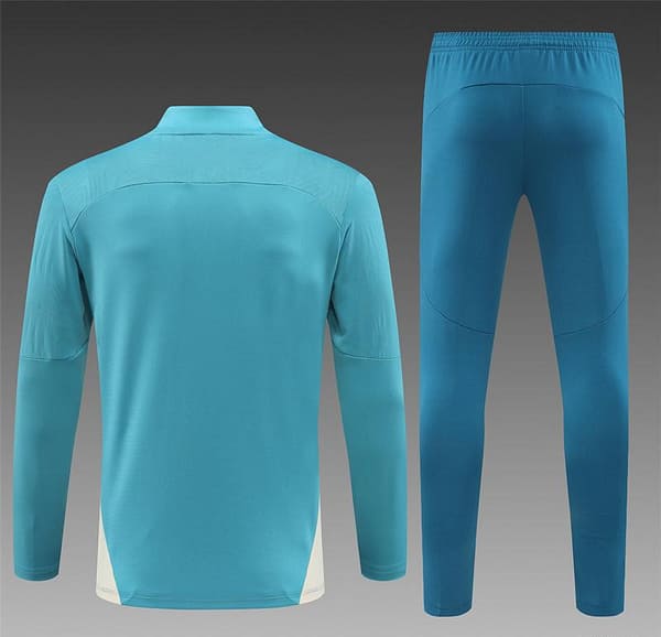 24/25 Olympique Marseille Lake Green Half Zipper Jacket+Long Pants - Image 16