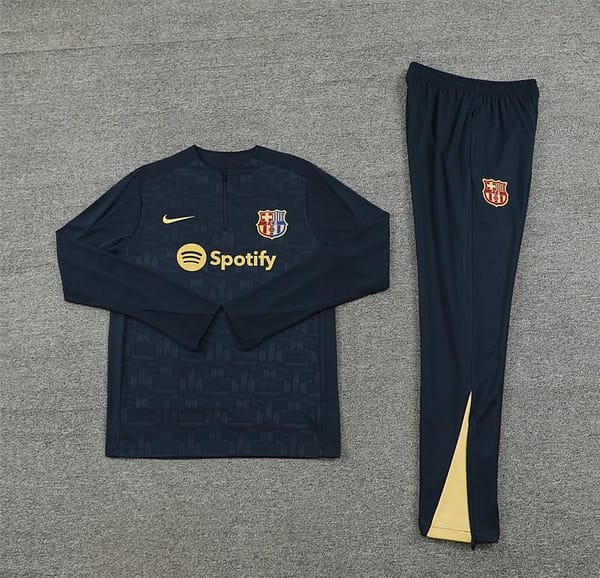 24/25  Barcelona Blue Special Half Zipper Jacket+Long Pants - Image 13