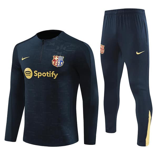24/25  Barcelona Blue Special Half Zipper Jacket+Long Pants - Image 16