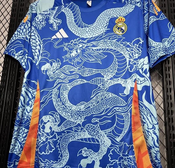 2024/25 Real Madrid Blue Dragon Special Edition Jersey - Image 4