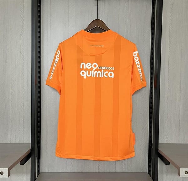 2010 Retro Corinthians Goalkeeper Orange Jersey - Image 11