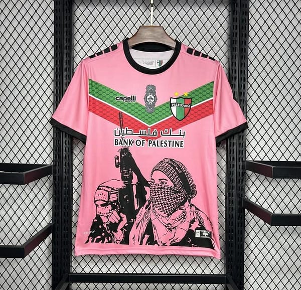 2024/25 CD Palestino Pink Graffiti Jersey - Image 7