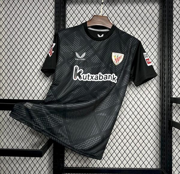 24/25 Athletic Bilbao Goalkeeper Black Jersey - Image 2