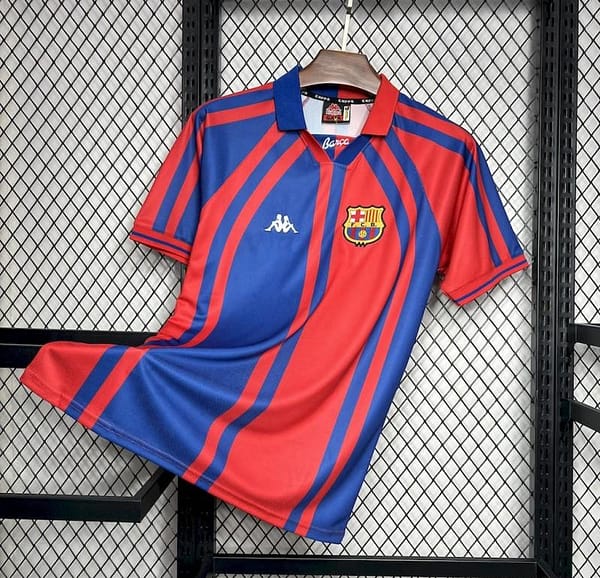 Retro 97/98 Barcelona Home Jersey - Image 2