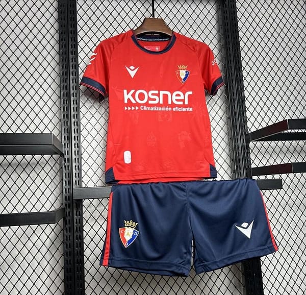 24/25 Kids Osasuna Home Jersey - Image 3