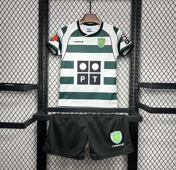 Retro 01/03 Kids Sporting CP Home Jersey