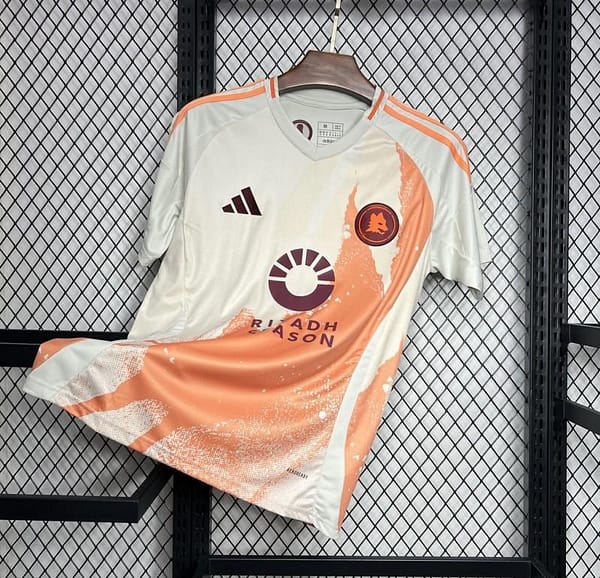 24/25 AS Roma Away White Jersey - Image 2