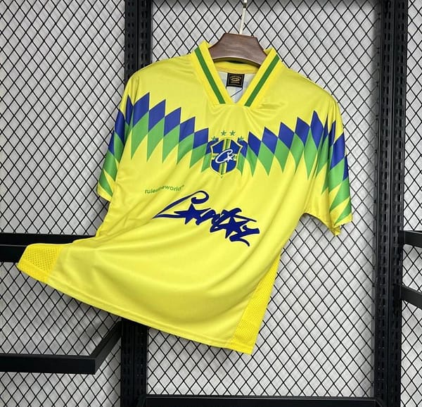 Retro 1995 Brazil Home Corteiz Jersey - Image 2