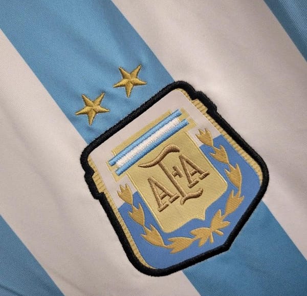 Retro 2014 Argentina Home Jersey - Image 3