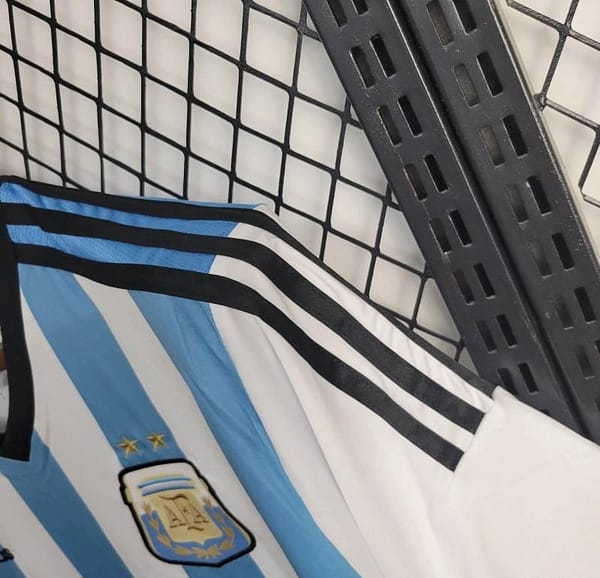 Retro 2014 Argentina Home Jersey - Image 6