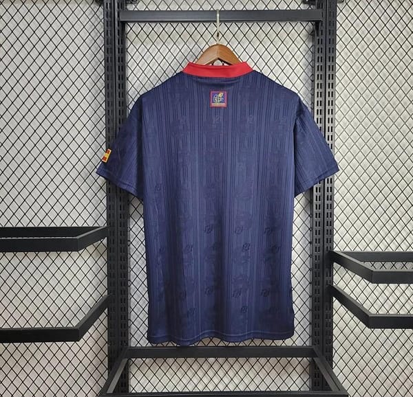 Retro 1996 Spain Away Jersey - Image 7
