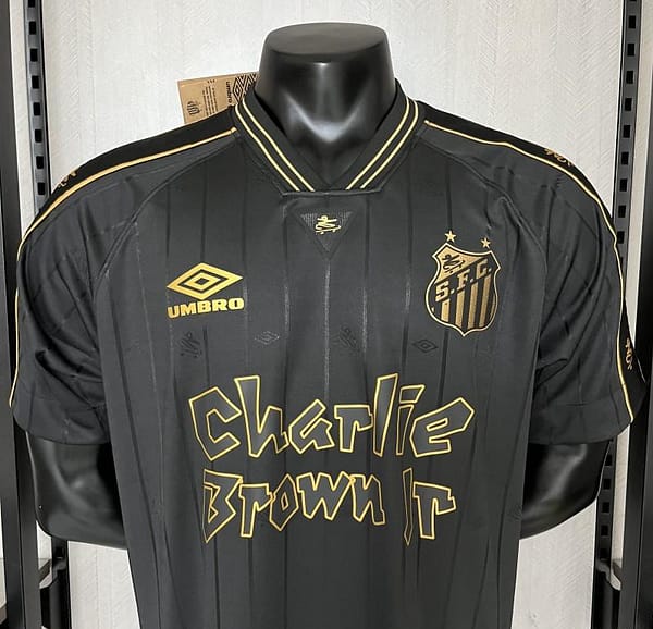 24/25 Santos Charlie Brown Jr Special Black Jersey - Image 2
