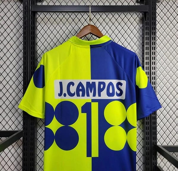 Retro 1998 Mexico Goalkeeper CAMPOS 1 Home Yellow Jersey - Image 2