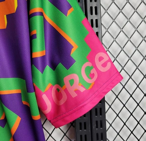 Retro 1995 Mexico CAMPOS 9 Home Orange Jersey - Image 6