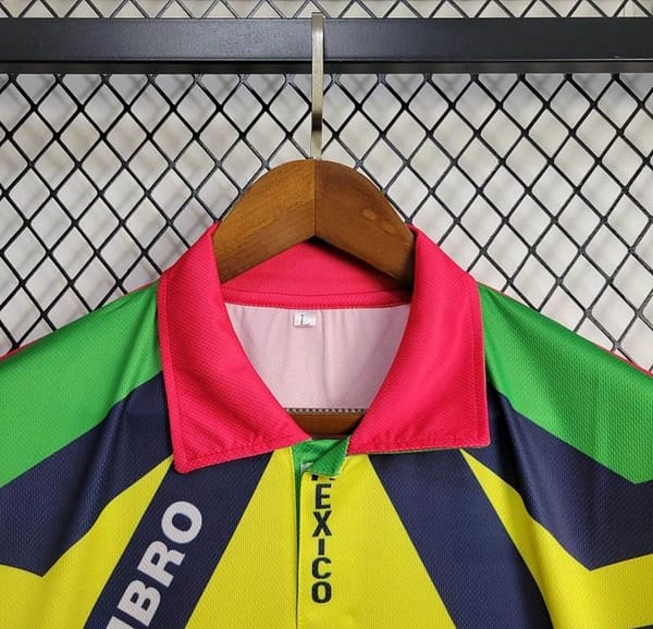 Retro 1994 Mexico Away Goalkeeper Jersey - Image 6