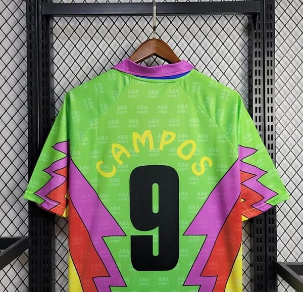 Retro 1994 USA World Cup Mexico Goalkeeper Jorge Campos Jersey - Image 4