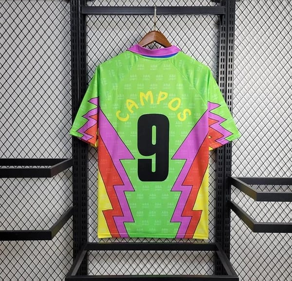Retro 1994 USA World Cup Mexico Goalkeeper Jorge Campos Jersey - Image 7