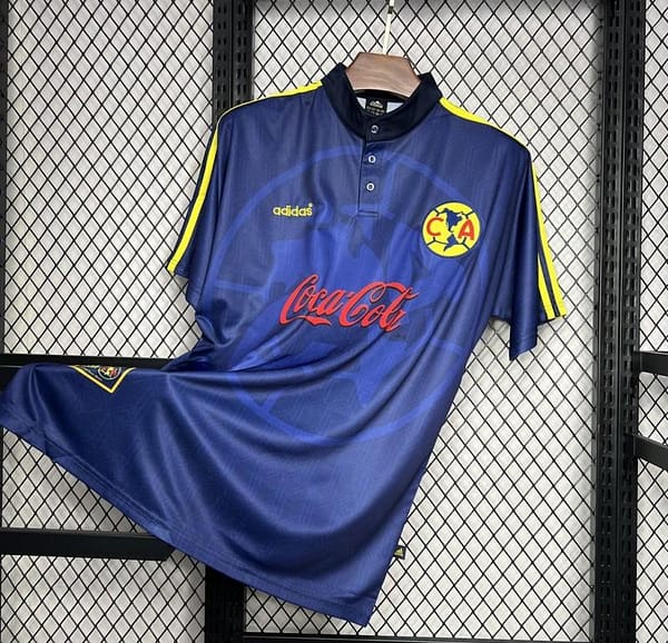 Retro 98/99 Club America Away Navy Jersey - Image 2
