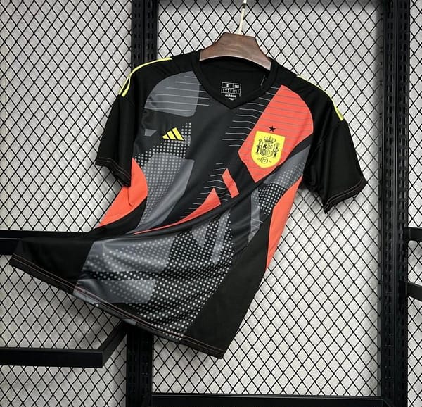 2024 Spain Euro Goalkeeper Black Jersey - Image 2