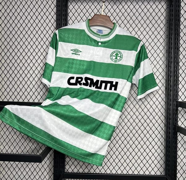 Retro 87/88 Celtic Home Jersey - Image 2