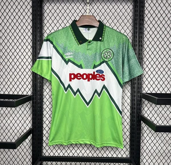 Retro 91/92 Celtic Away Green Jersey