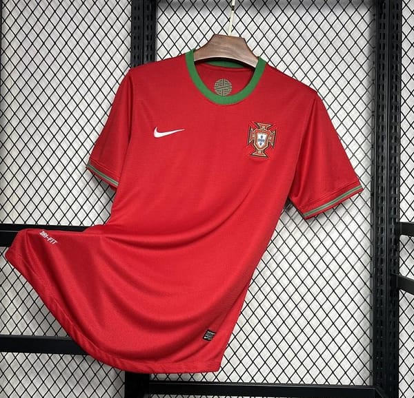 Retro 2012 Portugal Home Jersey - Image 2