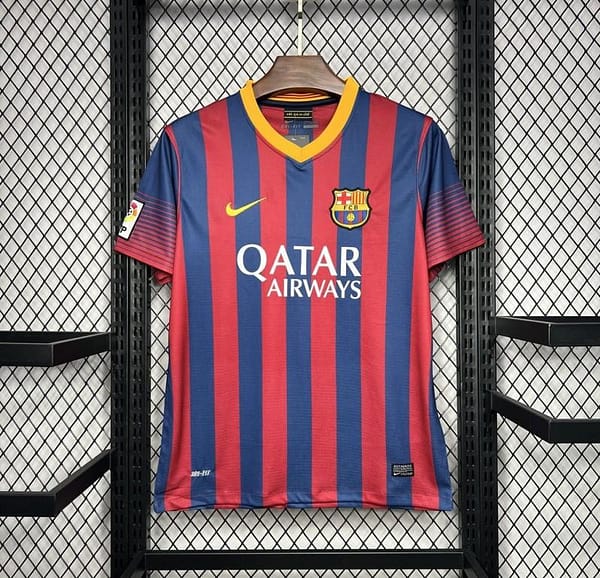 Retro 13/14 Barcelona Home Jersey - Image 3