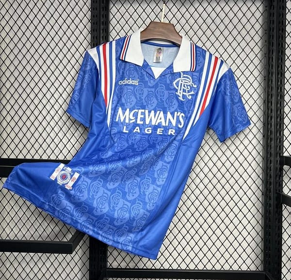 Retro 96/97 Glasgow Rangers Home Jersey - Image 2