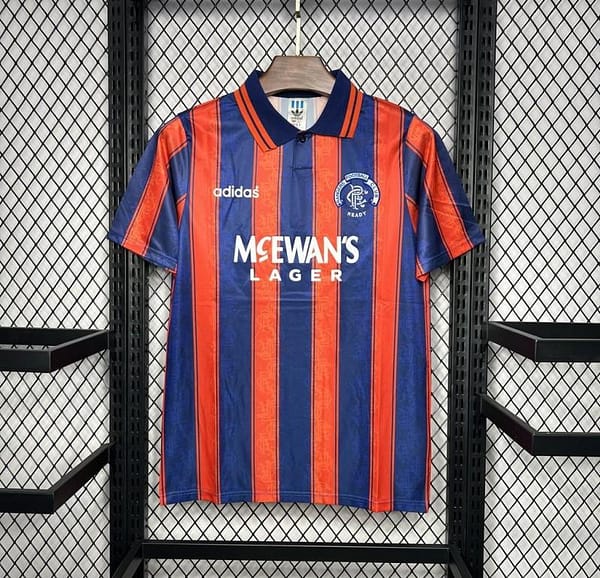 Retro 93/94 Glasgow Rangers Away Red Jersey