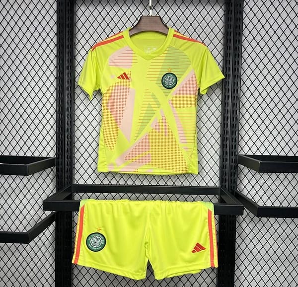 24/25 Kids Celtic Goalkeeper Yellow Jersey
