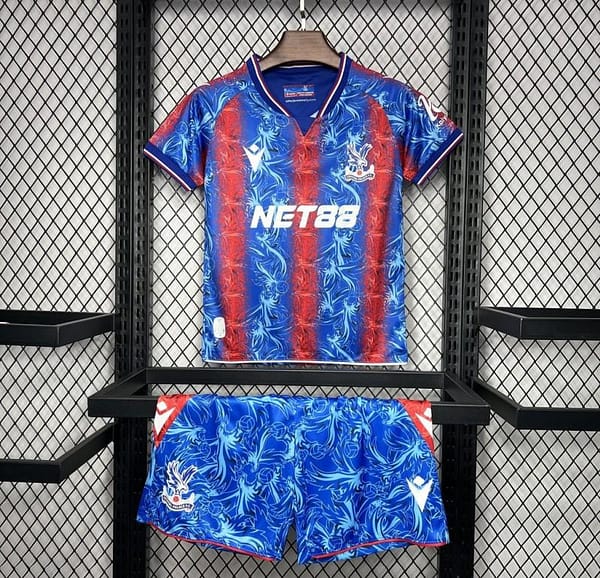 24/25 Kids Crystal Palace Home Jersey