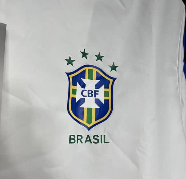 Retro 1994 Brazil White Windbreaker - Image 3