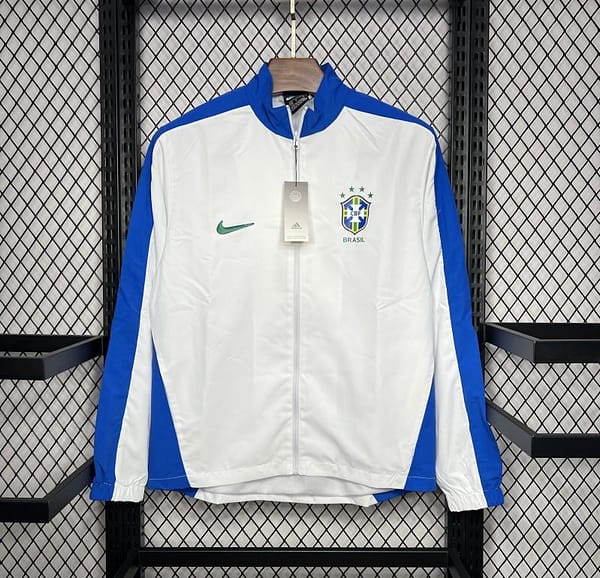 Retro 1994 Brazil White Windbreaker - Image 7