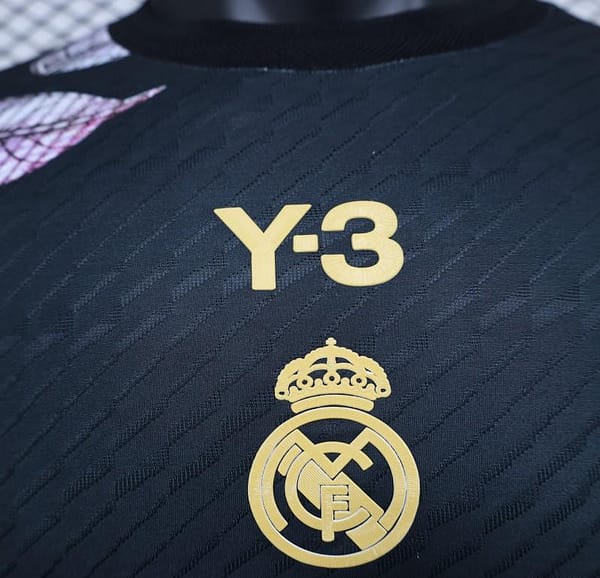 Player Version 2024 Real Madrid x Y3 Black Special Jersey - Image 2