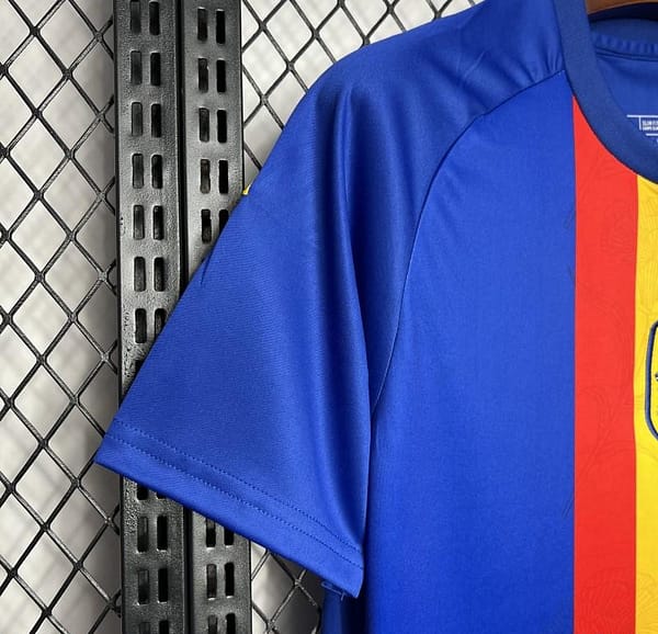 2024 Spain Euro Blue/Red/Yellow Pre-match Training Jersey - Image 7